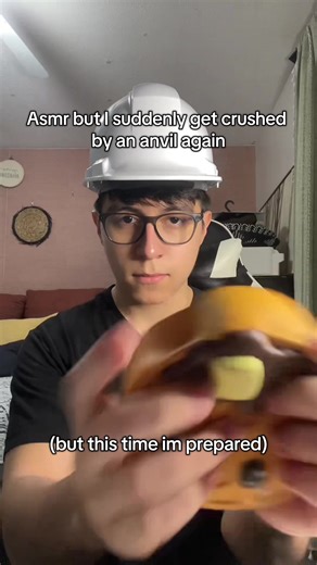 The anvils won't stop falling 😩 #asmr #fyp #lofiasmr #badqualityasmr #meme