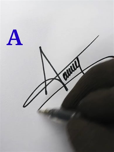 Signature ideas for letter A 😱 #ideas #signaturestyle #design #calligraphy