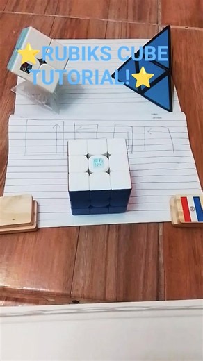 RUBIK'S CUBE TUTORIAL ⭐⭐
