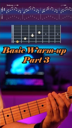 ⚡ Basic Guitar Warm‑Up Part 3 | Finger Speed & Control 🎸