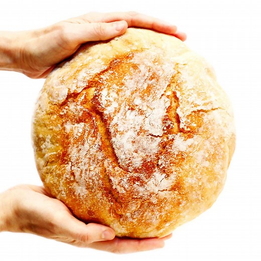 42K views · 227 reactions | THE BEST NO KNEAD BREAD: Truly easy to make with just 4 ingredients and about 15 minutes hands-on prep time. I've included options in the full recipe for either the traditional overnight rise or a quicker 1.5-hour rise -- both turn out perfectly crusty and super delicious!! https://www.gimmesomeoven.com/no-knead-bread/ | Gimme Some Oven | Facebook