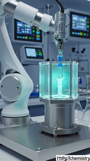 "Electrochemical organic synthesis setup" – #shortsfeed #youtube #science #laboratory