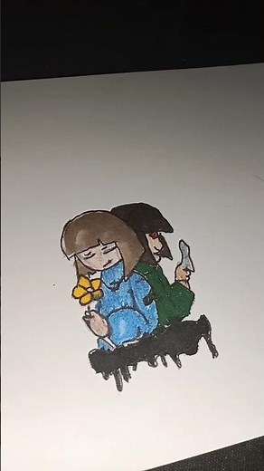 frisk and chara #undertale #unity song