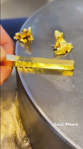 Melting and making 24K Gold Bangle #viral #trending #shorts #short #shortvideo #gold #reels