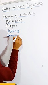 Struggling with Inverse Functions? 🤯 This Simple Method Will Save You! #education #maths #learning #learningisfun | Maths at Your Fingertips