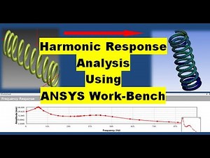 Harmonic response analysis on Ansys workbench|Forced vibration analysis Ansys| Resonance condition.