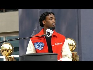 Zaire Wade Speech to Dad, Dwyane Wade At Statue Unveiling In Front Of Miami Heat Arena