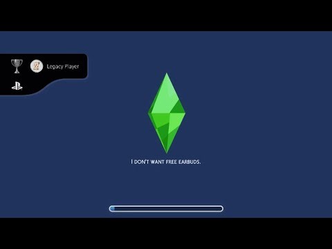 The Sims 4 legacy player trophy