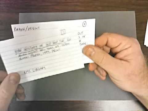 Research Bib and Note Cards