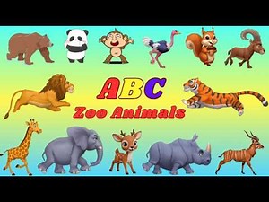 ABC Zoo Animals | Alphabet Animals for Kids N06TH3 | Animal Sounds