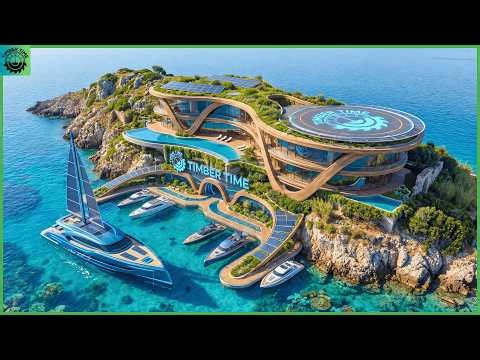 Building a Luxury Mansion on an Island with Epoxy Flooring