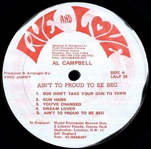 Al Campbell - Ain't Too Proud To Beg