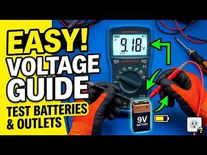 How to Use a Multimeter to Measure Voltage (Step-by-Step) "Auto-Range"