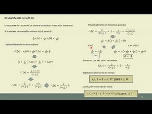 Respuesta en el tiempo y simulación en Matlab de un circuito RC