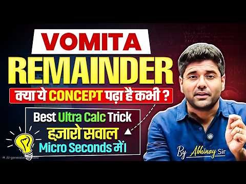 Advanced USE of Remainder Rule in Maths | ये Concept कभी पढ़ा? Ultracalc Tricks | Abhinay Sharma