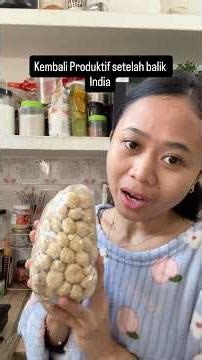 Back to being productive after returning to India, roasting candlenuts to keep them fresh and mak...