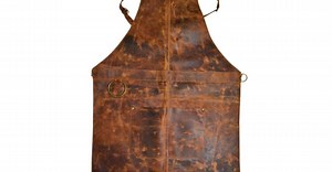 Arsenal de cozinha: avental de couro