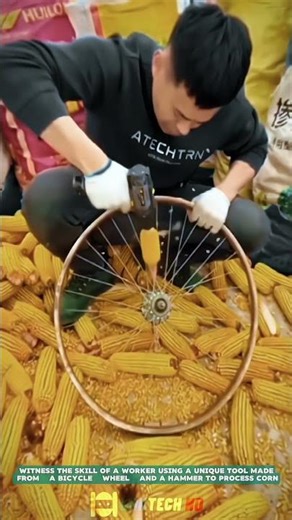Corn Sheller for Quickly Separating Kernels- Satisfying jobs and machinery in the world