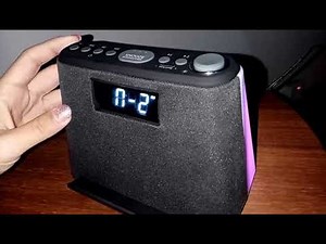 i-Box GLOW-Alarm Clock | Qi Charger | Bluetooth Speaker | Nightlight | White Noise Machine