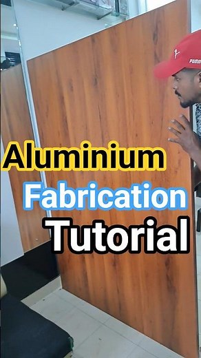 aluminium Fabrication tutorial #aluminiumfabrication #aluminium #youtubeshorts #youtubevloggers