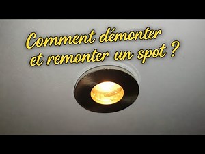 How do I disassemble and reassemble a spotlight?