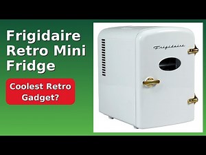 REVIEW (2025): Frigidaire Retro Mini Fridge. Features.