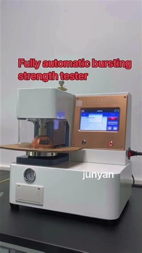 Fully automatic bursting strength tester #papertesting #strengthtesting #QualityControl #Durability