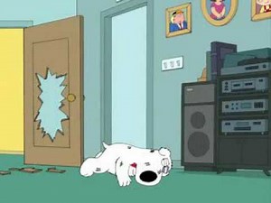 (Backwards) Quagmire beats up Brian