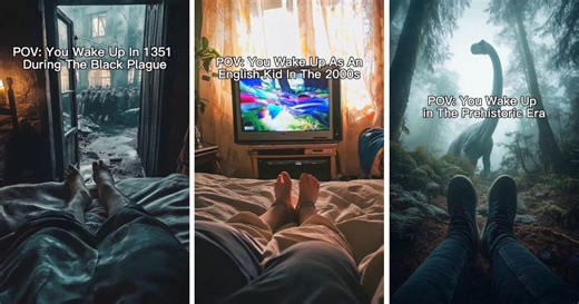 From the Titanic to the plague, here's an explainer of the POV wake up AI TikTok trend