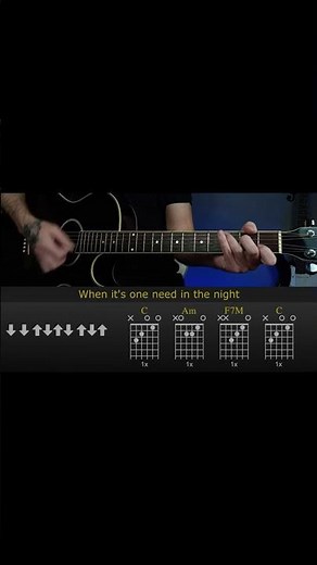 U2 - One | Easy Guitar Lesson Tutorial with Chords/Tabs and Lyrics (Chorus) #u2