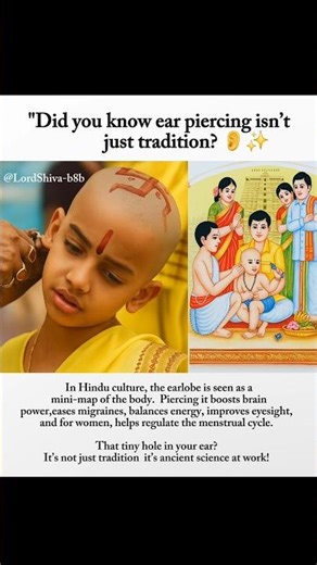 Why Hindus Pierce Their Ears | Ancient Science Explained 👂✨