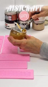 30K views · 60 reactions | Crafting Flexible Metallic Decorations with Silicone Molds Shop online https://aistcraft.com | Aistcraft Decoupage Paper | Facebook