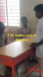 7 th maths - unit-3 Algebra
