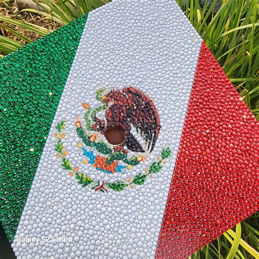 Mexico Rhinestone Cap Topper - Etsy