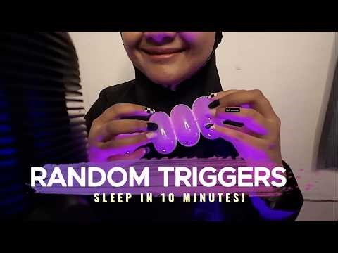 (ASMR) Random Triggers to Help You Sleep Fast 😴✨