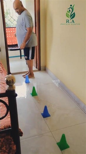 Balance Training Exercise part -1 | Dynamic Cone Walking for Better Stability #shorts #sports