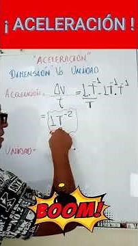 ✅✅Acceleration: Unit or Dimension? 🚫 Don't get confused!🚀🚀Why is Acceleration LT-2?
