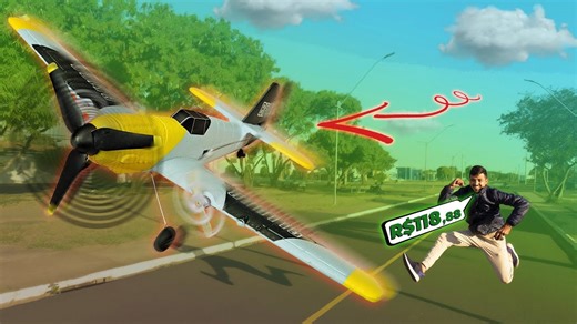 Avião de Controle Remoto ACROBÁTICO BARATO! O Melhor Custo Benefício ¦ RC Airplane Z61 BF109