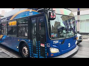 MTA New York City Bus: 2019 New Flyer "Xcelsior" XD40 #7594 On The M102 @ Lexington Av & E 116th St