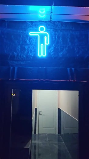 Neon LED WC Sign | Restroom Men Women Direction Light | Decorative Bathroom Neon Sign - Etsy
