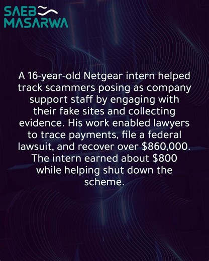Teen intern helps Netgear uncover India scam selling fake customer support packages
