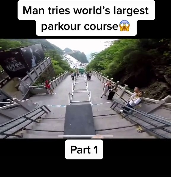 It’s in china for anyone who’s wondering #parkour #fypシ #onlyinmycalvins #part1