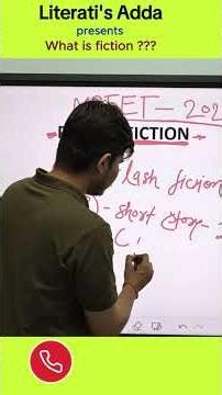 what is fiction ?? #mptetvarg1 #motivation #englishlanguageandliterature #education