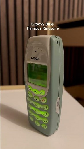 Nokia 3410 Groovy Blue Ringtone #nostalgia #ringtone