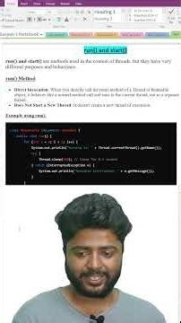 Difference Between run() and start() Methods in Java Multithreading #codewithsagesyntax #software