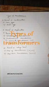 Types of transformers #transformers #types #electrical