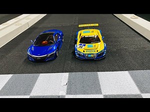Live Kyosho Mini-z Stock Tires vs Radial Tires