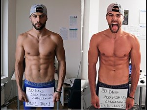 30 Days 300 Push Ups Challenge - The Results - Does Overtraining Exist ?