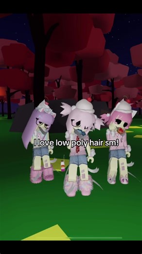 Exploring Low Poly Hair Designs in Roblox