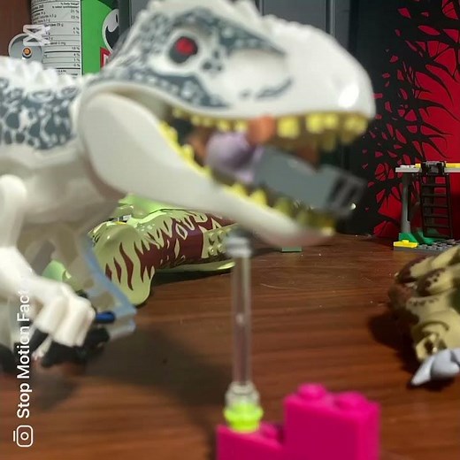 Lego Jurassic world stop motion